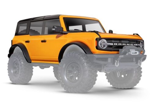 Traxxas 2021 Ford Bronco karosszéria festett komplett-narancs